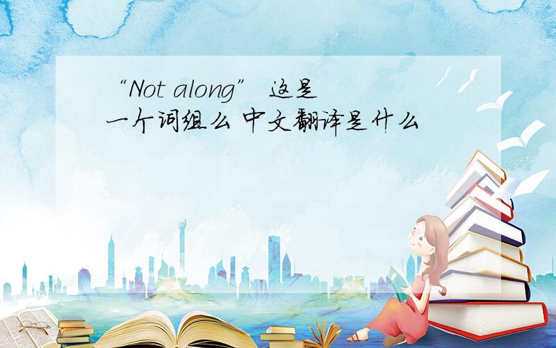 “Not along” 这是一个词组么 中文翻译是什么